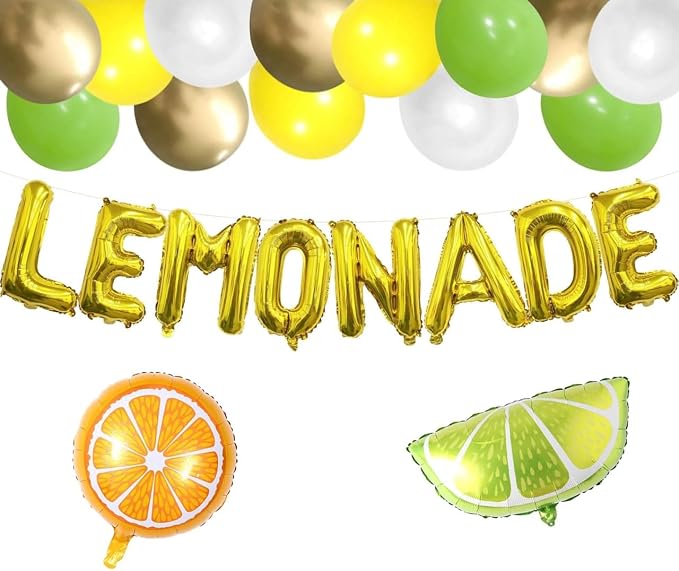 Lemonade Banner for Lemonade Stand Decorations, Summer Lemon Party Decorations - Image 2