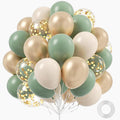 60pcs Sage Green Balloons 12inch by Leraqertra