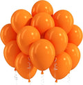 Orange Balloons, 12 Inch Burnt Orange Helium Latex Balloon | 30 Pack Matte by Jobkoo