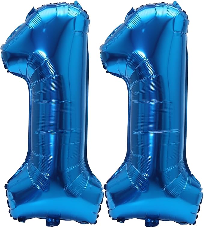 Number 11 Balloon Foil Mylar Balloons by YPSelected