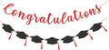 Class of 2026 Graduation Decorations Pre-Strung Glitter Congratulations Banner by Unknown
