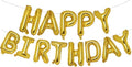 PIGETALE Gold Happy Birthday Banner, 16 Inch Mylar Foil Letters Birthday Sign by welcomePIGETALE