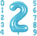 Number 2 Balloons for 2th Birthday Party Decorations, 0-100 Large No.2 Balloons by Joycard