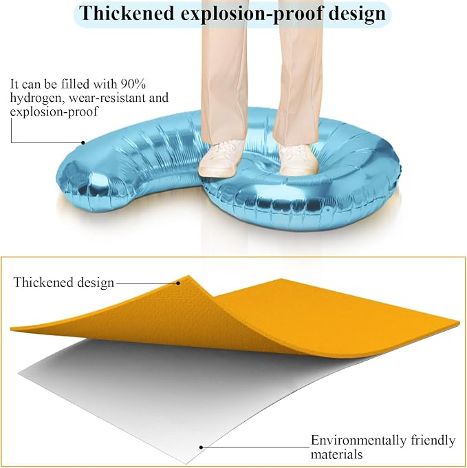 Number 12 Balloons for 12th Birthday Party Decorations, 0-100 Large No.12 - Image 3
