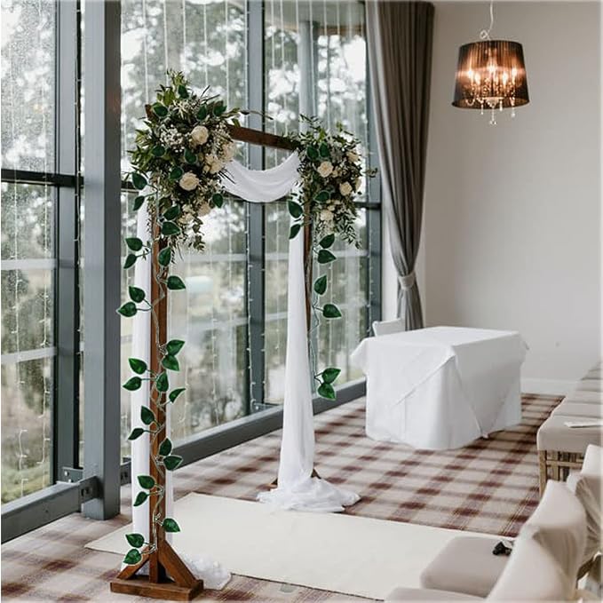 720 Feet 96 Pack Fake Greenery Hanging Garland, Ivy Leaf Plants, Vine Leaves - Image 5