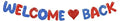Fulmoon Pre Strung Welcome Back Glitter Banner First Day of School Party by Fulmoon
