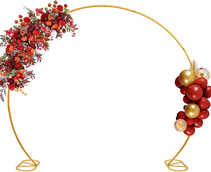 8ft Balloon Arch Stand, Round Backdrop Stand, Valentine's Day, Friends Gathering by SuuWoee