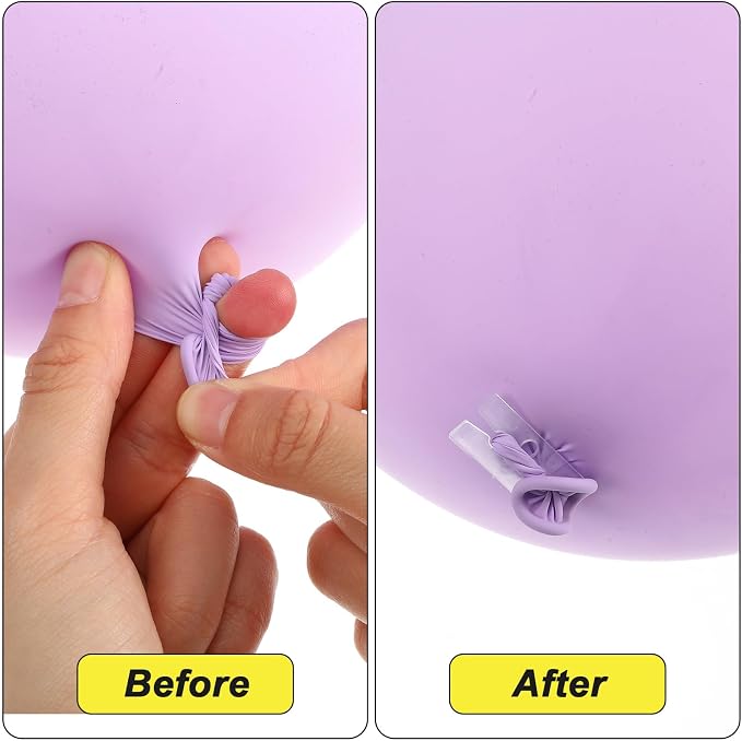 Molain 300 Pcs H-Shape Balloon Ties - Image 3