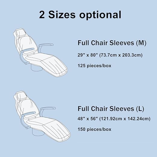 JMU 150Pcs Dental Full Chair Covers - Image 6