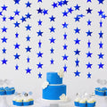 Blue Shining Star Hanging Garland Blue Hanging Sparkling Star Streamer Glitter by Eeatour