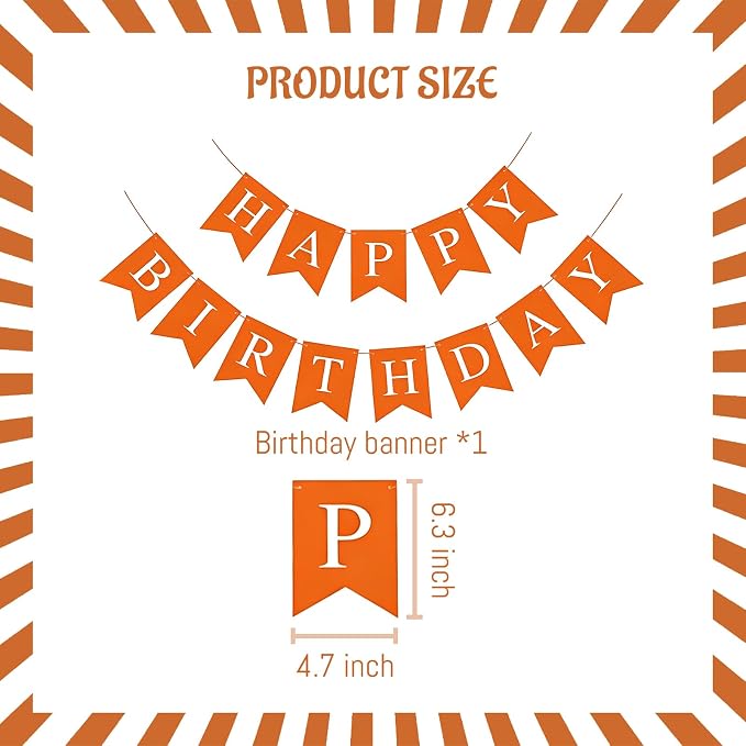 ZHENGYE Happy Birthday Banner Sign Decoration - Image 2