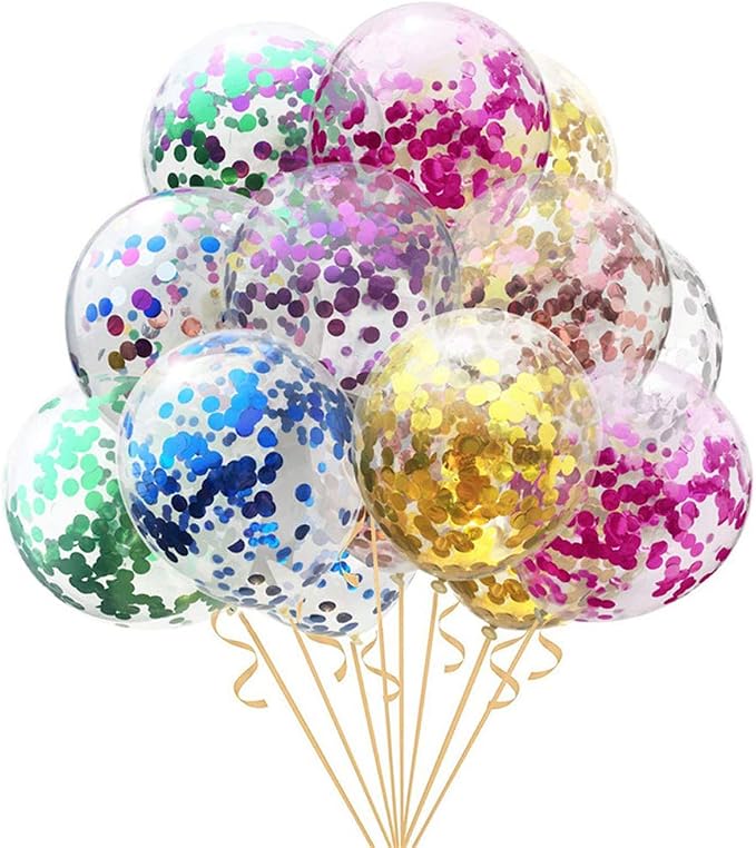 Multicolor Confetti Balloons - Image 2