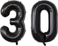 Number Balloons Black Party Balloon by United-UnicornsParty