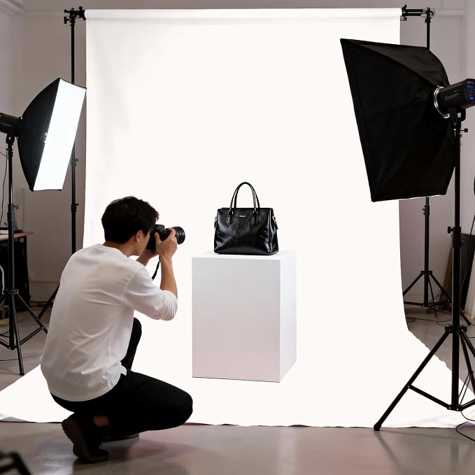 Ivory Photography Backdrop for Photoshoot, Fabric 8x10ft | Polyester Studio - Image 4