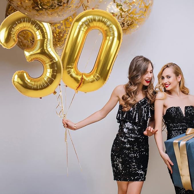 40 Inch Number Balloons 0-9 Rainbow Gradient Large Number 80 Balloons, Digital - Image 9