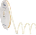 Ribbli Ivory Satin Ribbon, Double Faced Satin 1/4 inch x Continuous 50 Yards by Ribbli