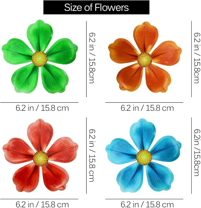 Giyyomtr Metal Flowers Wall Decor - Image 3