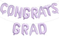 16 Inch Pastel Purple Congrats Grad Banner Balloons, Pastel Purple Congrats by KALOR