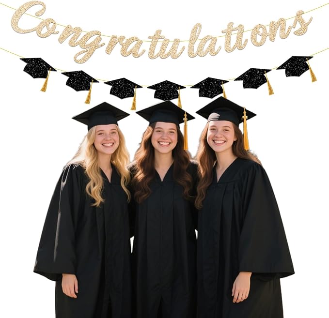 Mastered Graduation Congratulations Banner Party Decorations, 2026 Graduates - Image 6