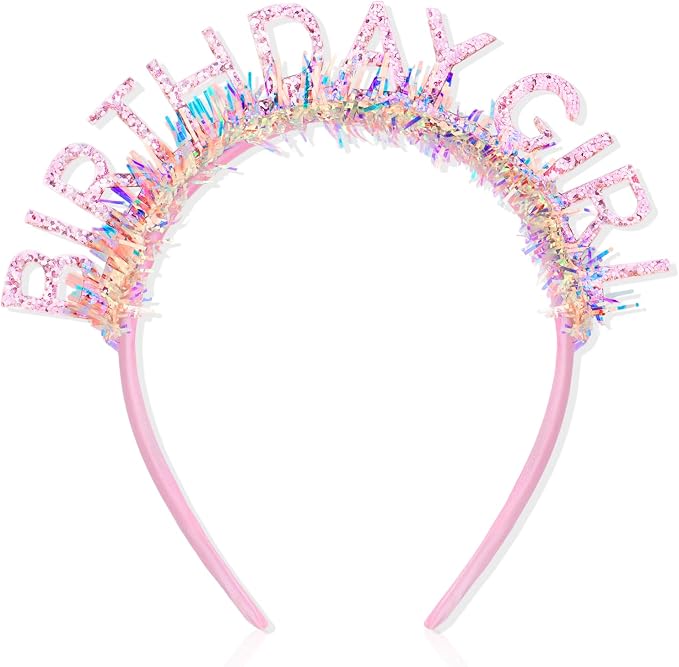 CIEHER Birthday Girl Headband Birthday Crown by CIEHER