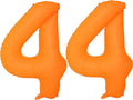 Orange Birthday Number 44 Balloon 40IN Fluorescent Orange 44 Balloon | by YOIOZAIZAI