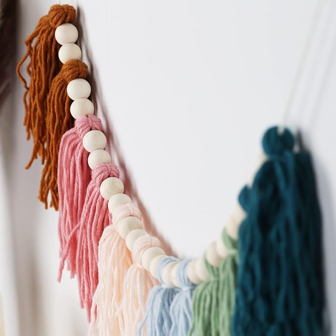 Colorful Boho Tassel Garland - Image 6