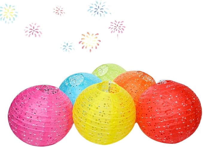 12Pcs Paper Lanterns Chinese Lunar New Year Decorations 2026 Chinese Japanese - Image 2