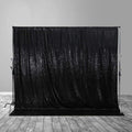 Juya Delight Black Sequin Backdrop, 8FTx8FT NO See-Through Photobooth Backdrop by JuyaDelight