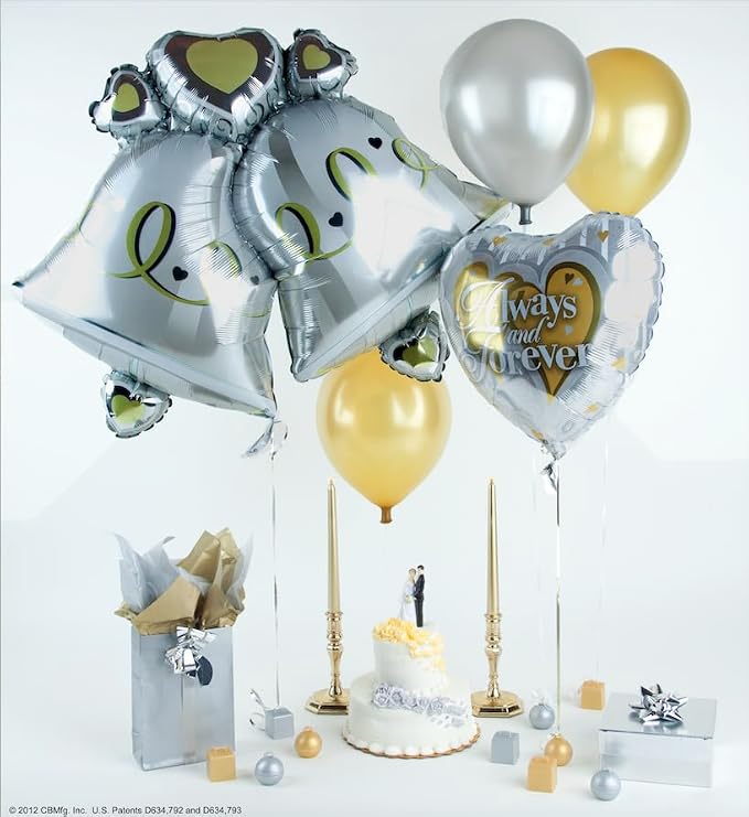 Bubble Weight Balloon Weight, Metallic Gold, 10 Piece - Image 2