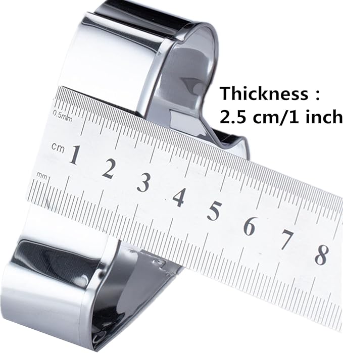 Large Size Dress Shaped Cookie Cutter, Stainless Steel Suspenders Princess Dress Wedding Dress Cookie Cutter, 4.4 Inches