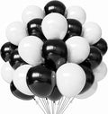 Black and White Latex Balloons, Birthday Party Decorations by PATYDECRO