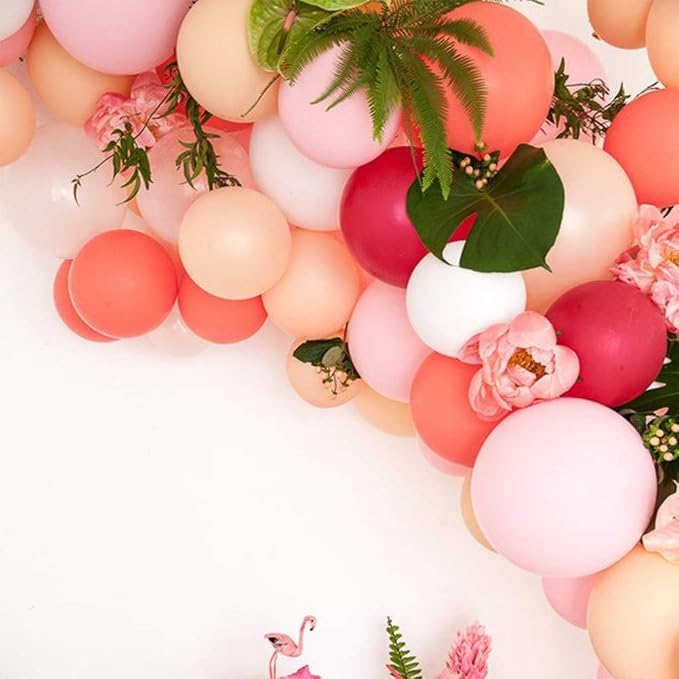 18 Inch Coral Red Balloons, Baby Shower, Birthday Party and Event Decoration - Image 5