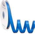 Ribbli Royal Blue Satin Ribbon Double Faced Satin 1/2 inch x Continuous 50 by Ribbli
