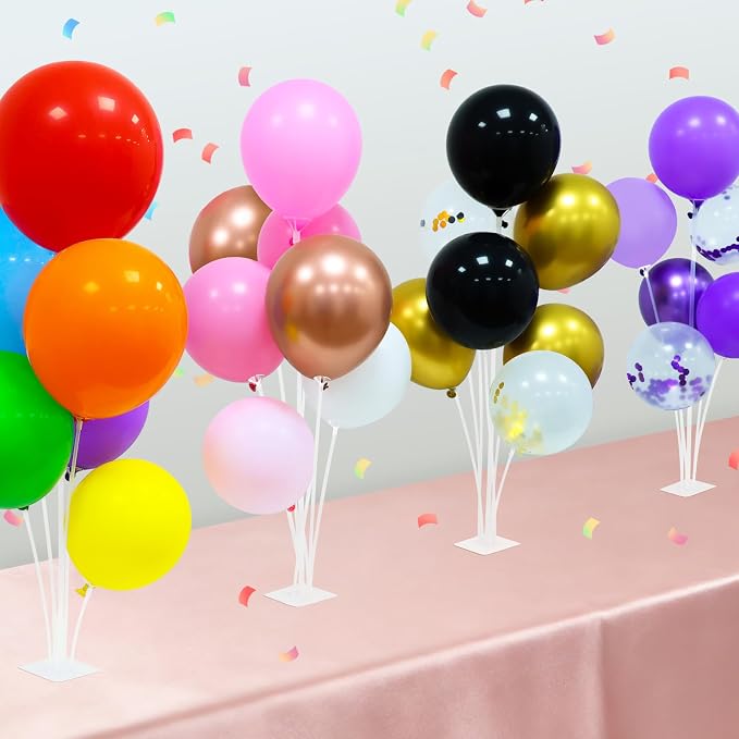 Balloon Stand Kit, 4 Pack Table & Floor Balloon Arch Stands - Image 3