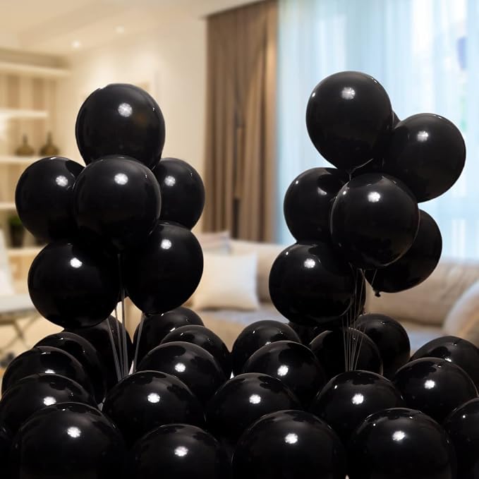 300 Pack Black Balloons 12 inch Black Latex Party Balloon Bulk - Image 7