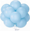 PartyWoo Baby Blue Balloons 20pcs Light Pastel Sky Aqua Blue Color | 18 Inch by PartyWoo