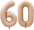 Number 60 Balloons for 60th Birthday Party Decorations, 42 Inch Jumbo Foil by GOER