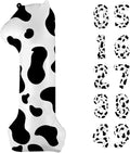 40 Inch Cow Print Balloon, Number 1 balloons Cow Balloons by United-UnicornsParty