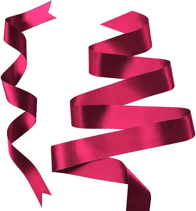 Hot Pink Ribbon 1 Inch Pink Ribbon - Image 3
