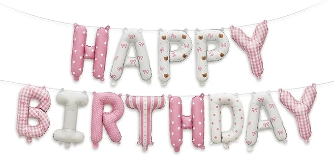 Happy Birthday Balloon Banner by Unknown