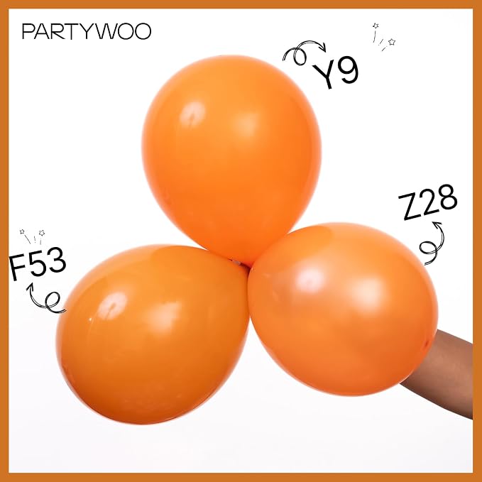 PartyWoo Burnt Orange Balloons 101pcs Terracotta Fall Color 12 Inch | Balloons - Image 5