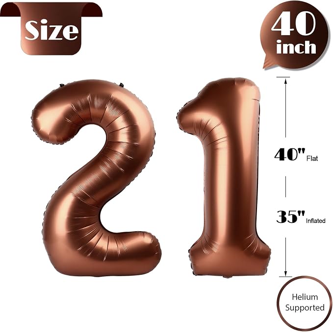 Brown 21 Balloon - Image 5