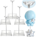 Clear Acrylic Balloon Stand Kit, 5 Pack, 15.75 Inch | Reusable Balloon Sticks by Unknown