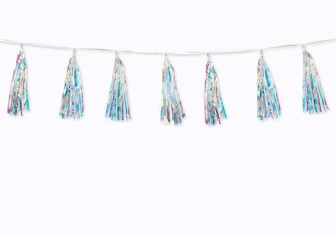 Beistle Iridescent Tassel Garland, 13.5" x 8' by Beistle