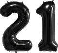 40 Inch Number Balloons 12/21 Black Big Giant Jumbo Number Foil Mylar Balloons by xiangsushijie