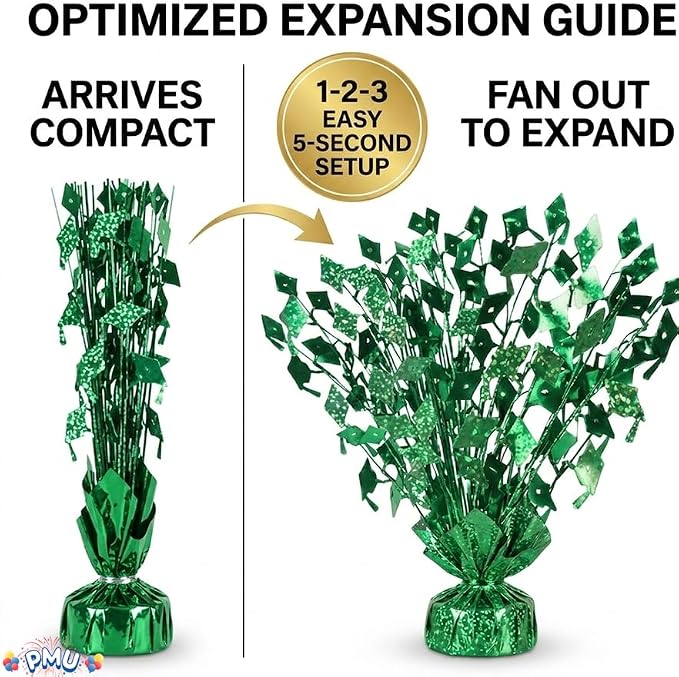 PMU Green Graduation Balloon Weights, Graduation Centerpieces - Image 5