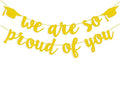 2026 Graduation Banners Party Decorations Gold Glitter Graduations Banners | by TrlaFy