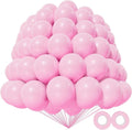 200pcs Light Pink Balloons 5 Inch, Small Mini Latex Balloons by Kawkalsh