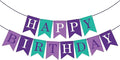 Purple Happy Birthday Banner Sign by BIEUFBJI