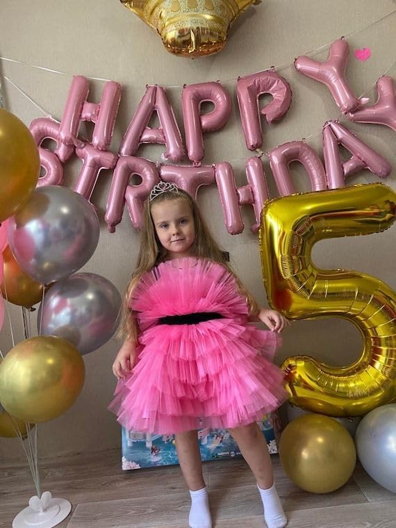 Gold Number 5 Balloon 40 Inch, 5th Birthday Party Decorations Men Women | Foil - Image 8
